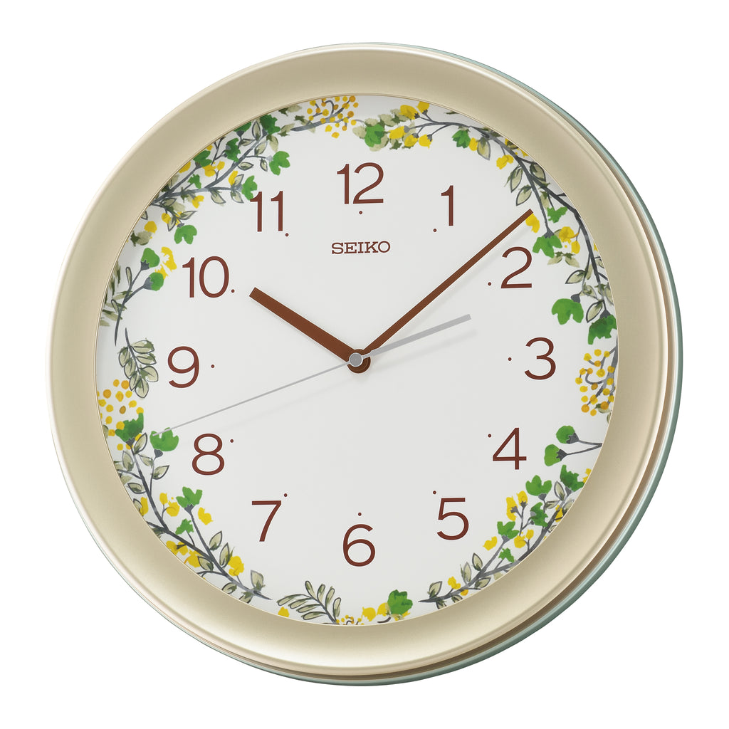 SEIKO ONLINE STORE QXA777P Clock with Nature Motif – SEIKO CLOCKS INDIA