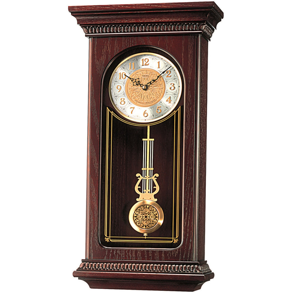 SEIKO ONLINE STORE QXH008B Oak Wood Pendulum Clock – SEIKO CLOCKS INDIA