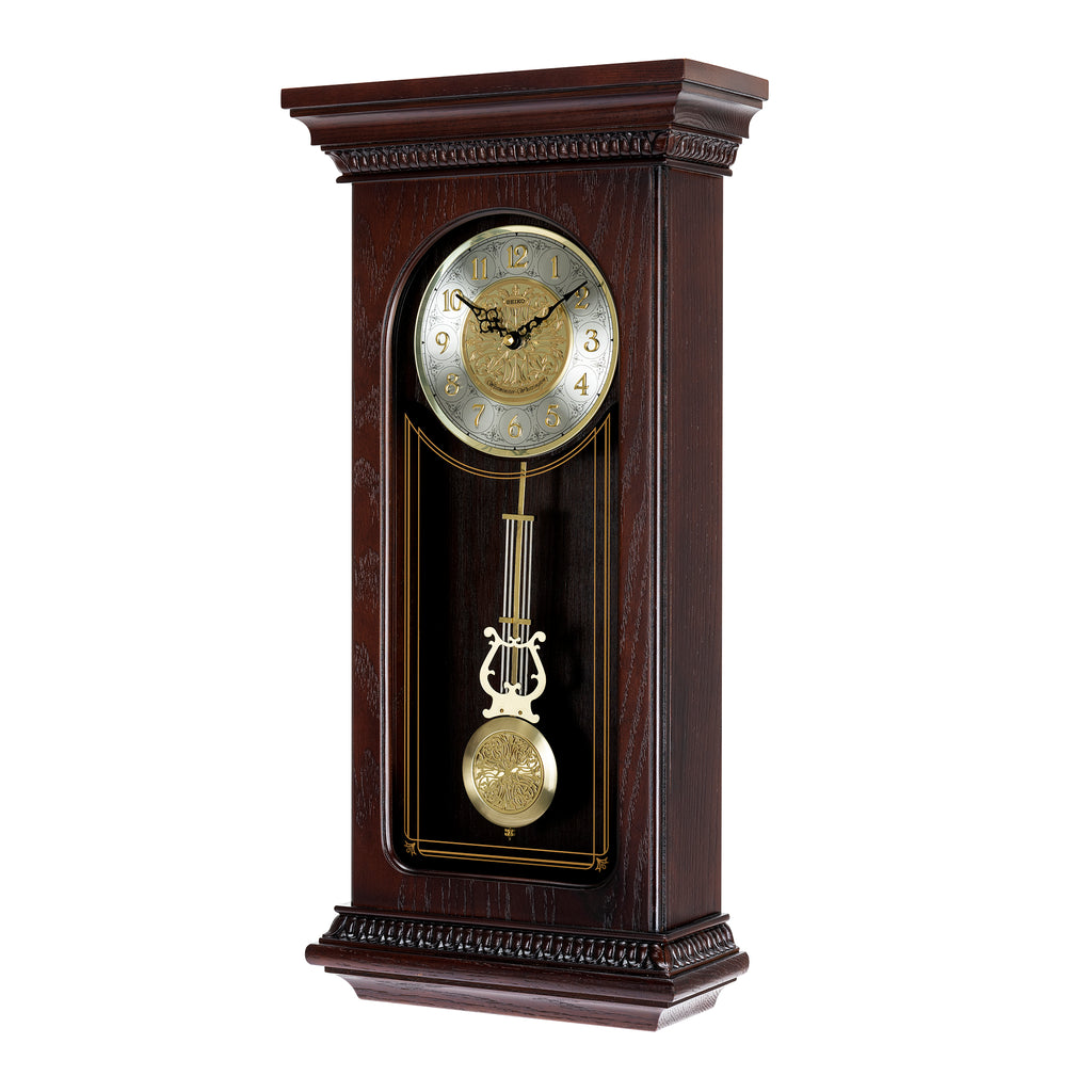 SEIKO ONLINE STORE QXH008B Oak Wood Pendulum Clock – SEIKO CLOCKS INDIA