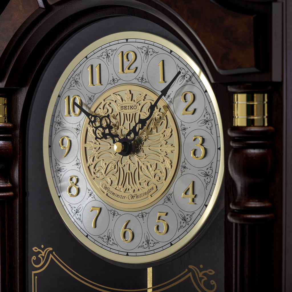 SEIKO ONLINE STORE QXH004B Alder Wood Pendulum Clock – SEIKO CLOCKS INDIA