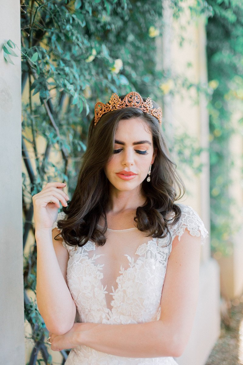 Goneryl Vervreemding verkoudheid Rose Gold Bridal Crown Reign Bridal Tiara ADELAIDE | EDEN LUXE Bridal