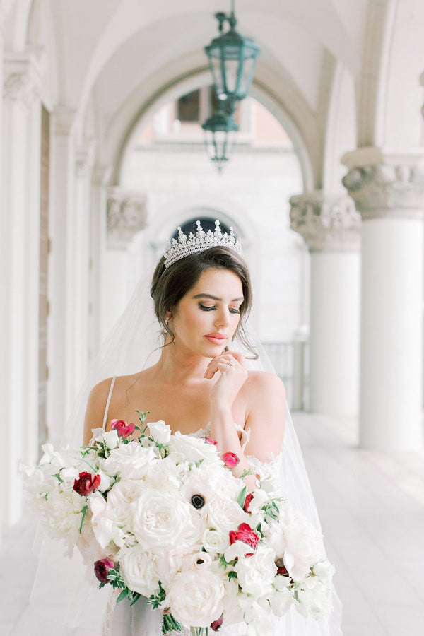 ALEXANDRIA gold wedding crown