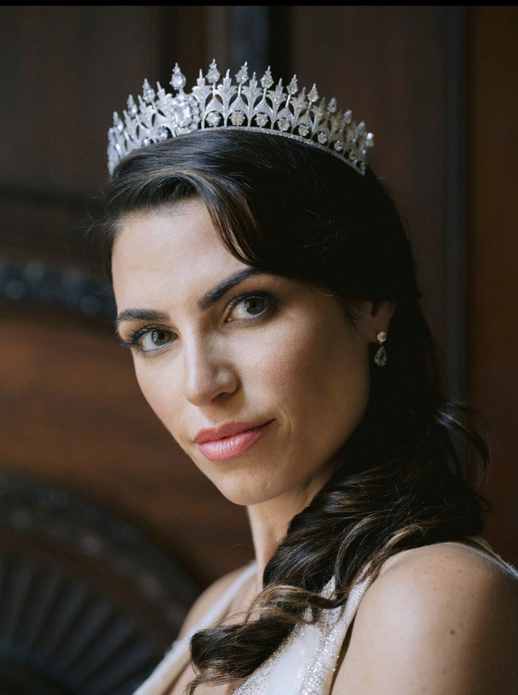 PERSEPHONE Royal Bridal Crown Wedding Crown | EDEN LUXE Bridal