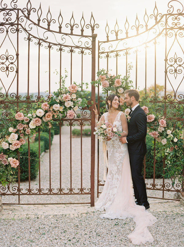 Royal Cathedral Wedding Veil with Beaded Lace Edge CF280