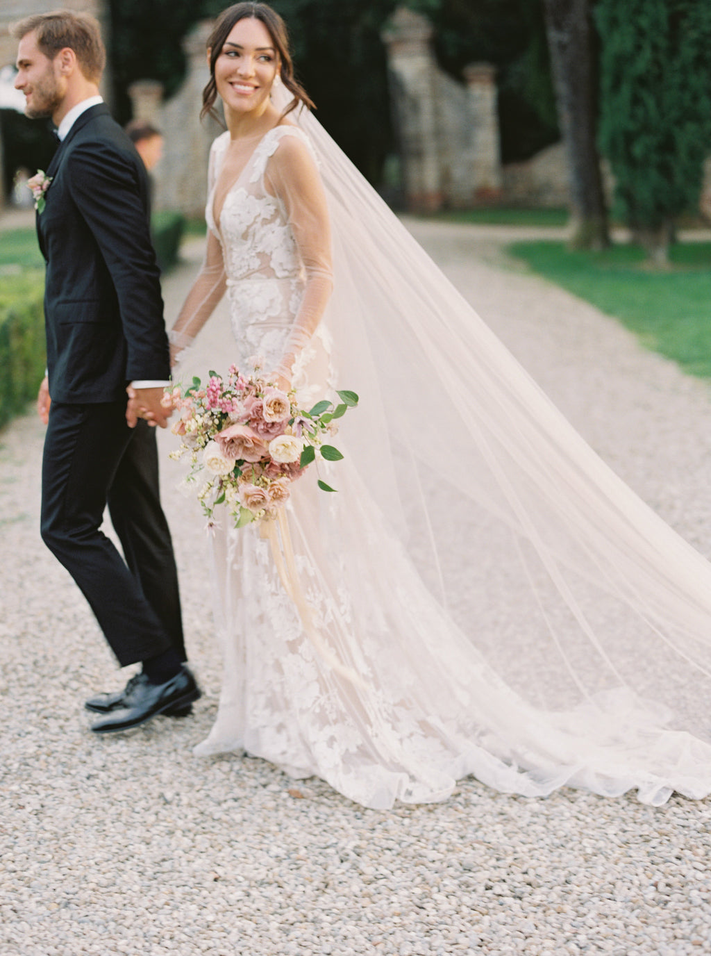 Ultra Long Royal Cathedral Wedding Veil ALANA | EDEN LUXE Bridal