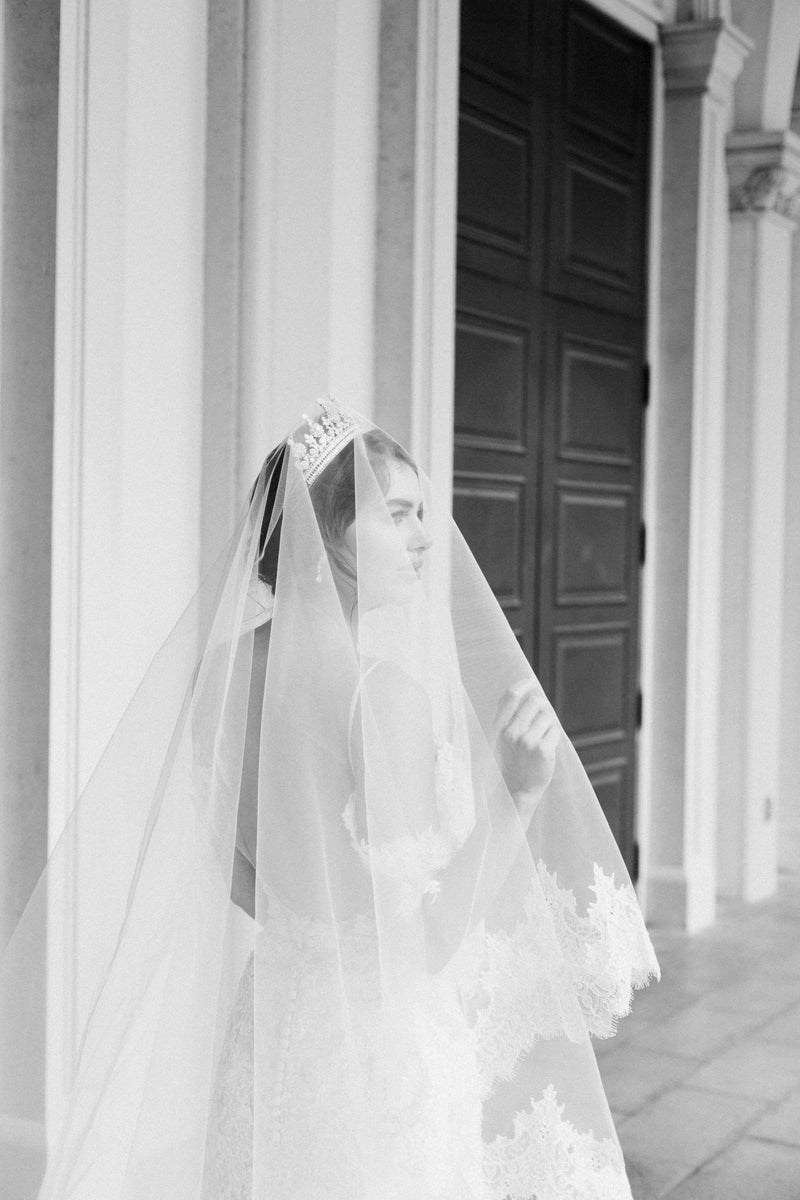 Veil Cathedral Wedding Veil Lace Cathedral Bridal Veil VALENTINA | EDEN ...