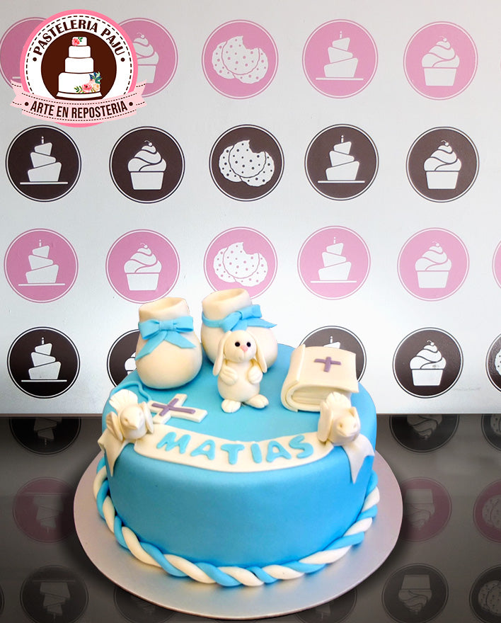 Pastel de Biblia para Bautizo – Pasteles Personalizados