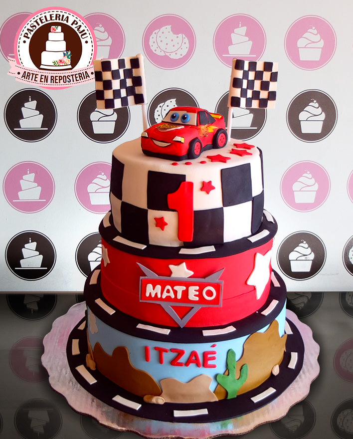 Pastel Rayo McQueen – Pasteles Personalizados