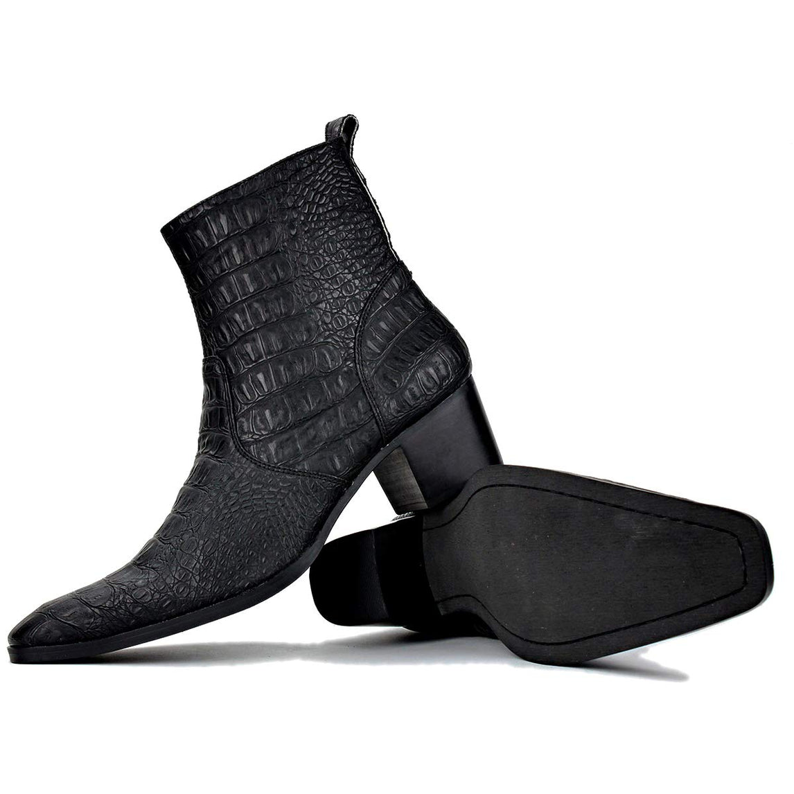 Men Chelsea Ankle Boots Leather 