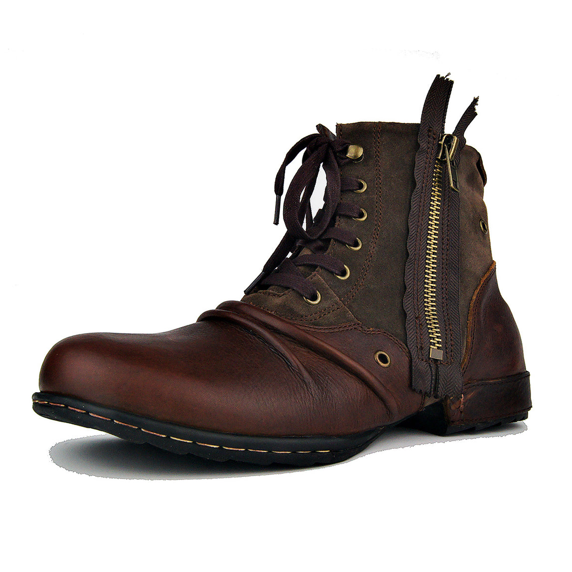 chukka boots with zipper