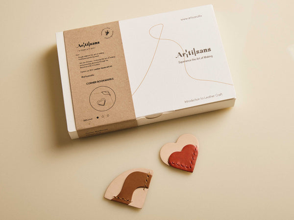 Leather Corner Bookmarks, DIY Craft Kit, Gift Idea for Book Lovers –  artisanslife