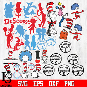 Download Dr Seuss Svg Dr Seuss Bundle Svg Dr Seuss Dr Seuss Png One Fish Sv Lasoniansvg