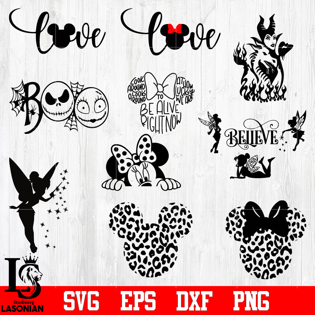 Download Bundle Disney Svg Eps Dxf Png File Lasoniansvg