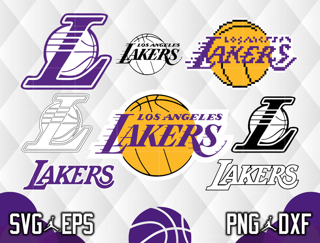 Bundle Los Angeles Lakers Logo svg eps dxf png file – lasoniansvg