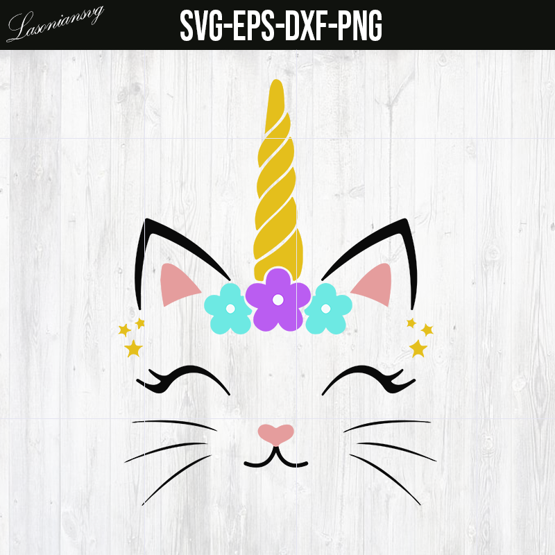 Free Free Unicorn Cat Svg 828 SVG PNG EPS DXF File