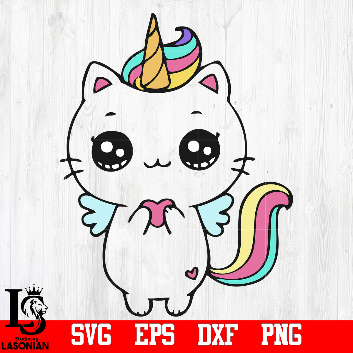 Cat unicorn svg,eps,dxf,png file – lasoniansvg