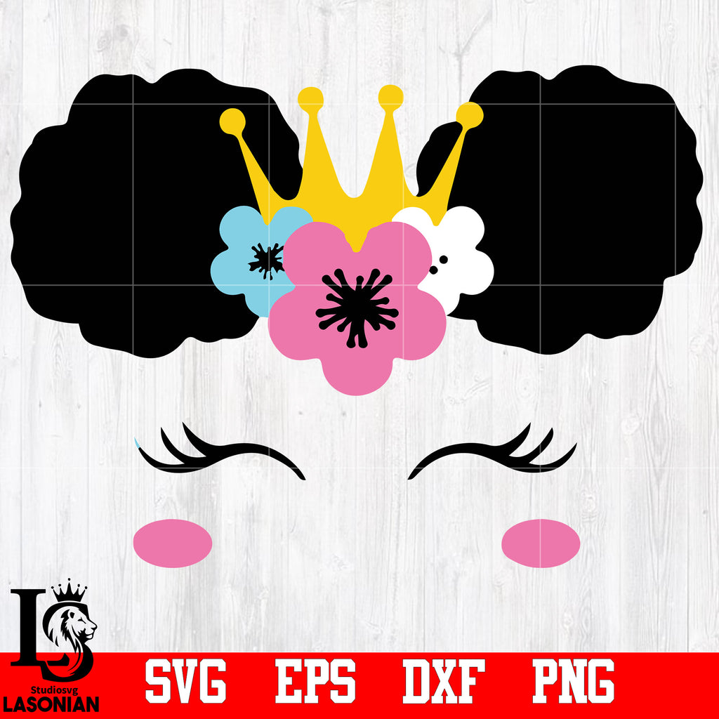 Cute Afro Svg Cute Baby Svg Black Girl Svg Black Baby Svg African Lasoniansvg