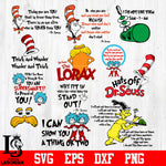 Bundle DR Seuss 2 svg eps dxf png file – lasoniansvg