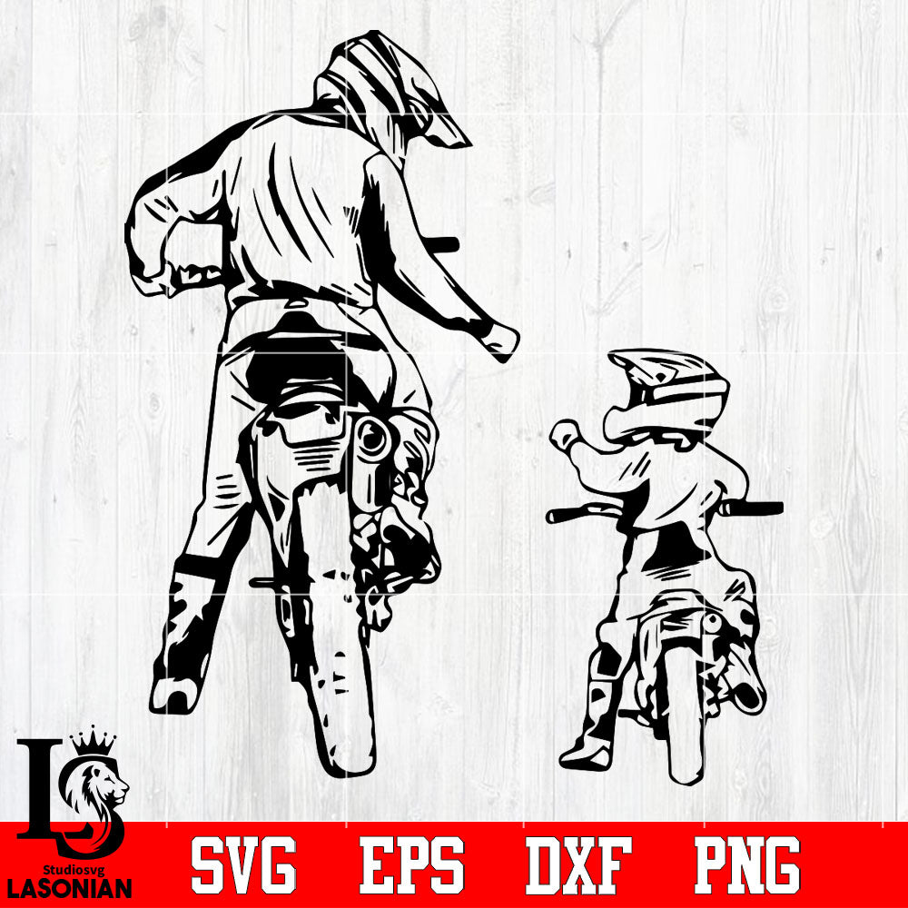 Free Free Father Son Dirt Bike Svg 325 SVG PNG EPS DXF File