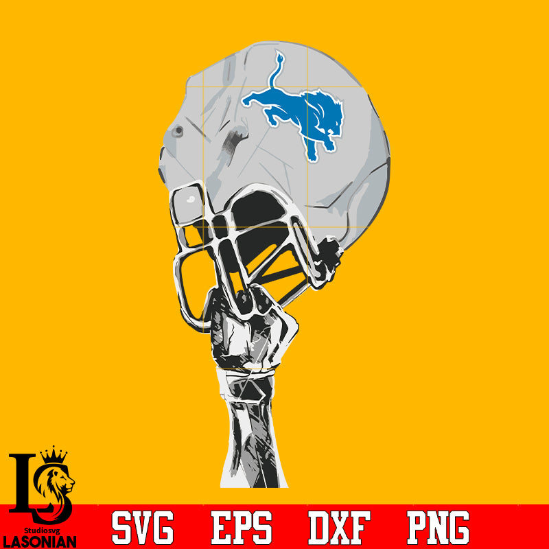 Free Free 143 Detroit Lions Helmet Svg SVG PNG EPS DXF File