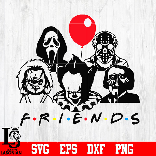 Download Friends Horror Films Scary Thriller Slashers Characters Svg Eps Dxf Lasoniansvg