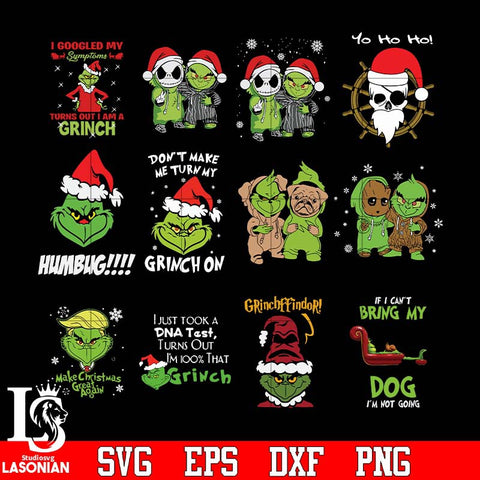 Grinch bundle svg, Grinch svg, Christmas svg eps dxf png file – lasoniansvg