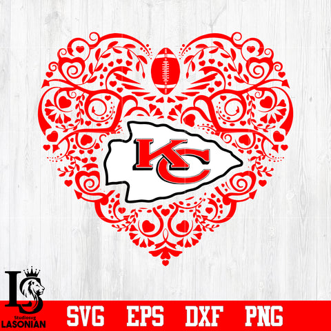Kansas City Chiefs Svg Love Svg, Heart Mickey Mouse Love Svg - Inspire  Uplift