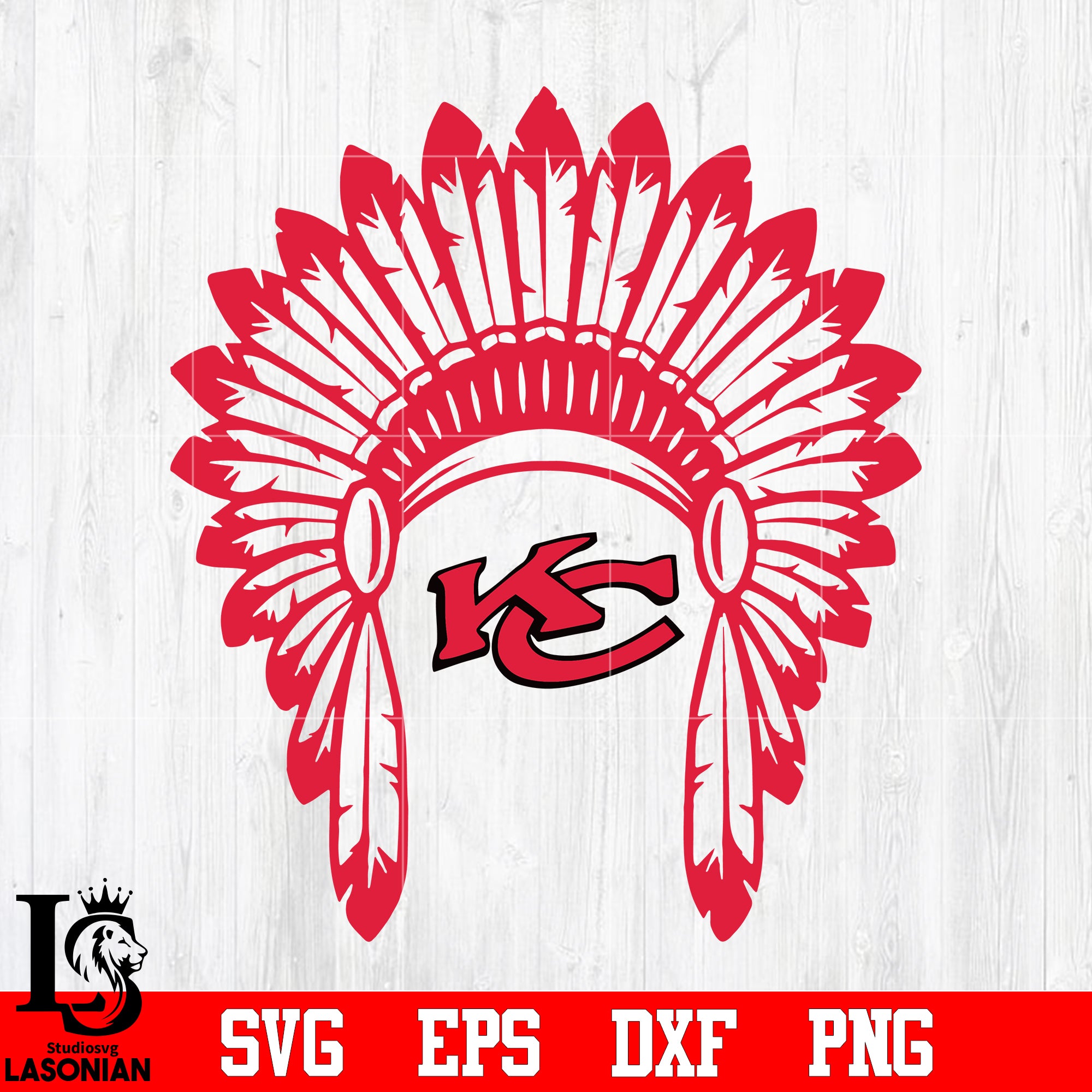 Download Kc Chiefs Headdress Svg Kansas City Svg Kc Chiefs Headdress Svg Eps D Lasoniansvg