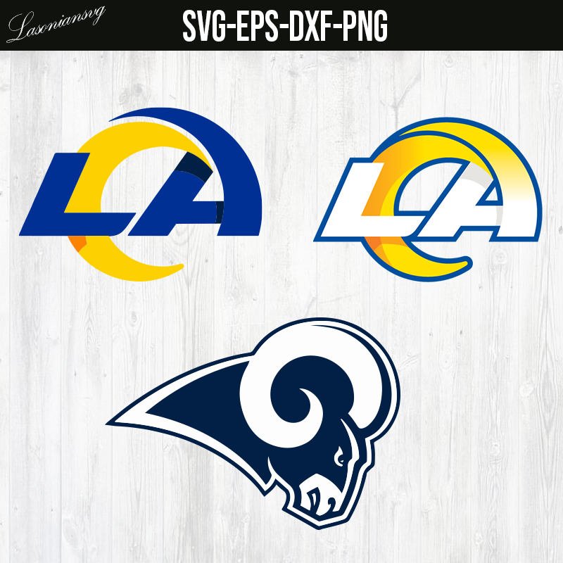 Logo Los Angeles Rams Svg File Png File Eps File Dxf File Lasoniansvg 