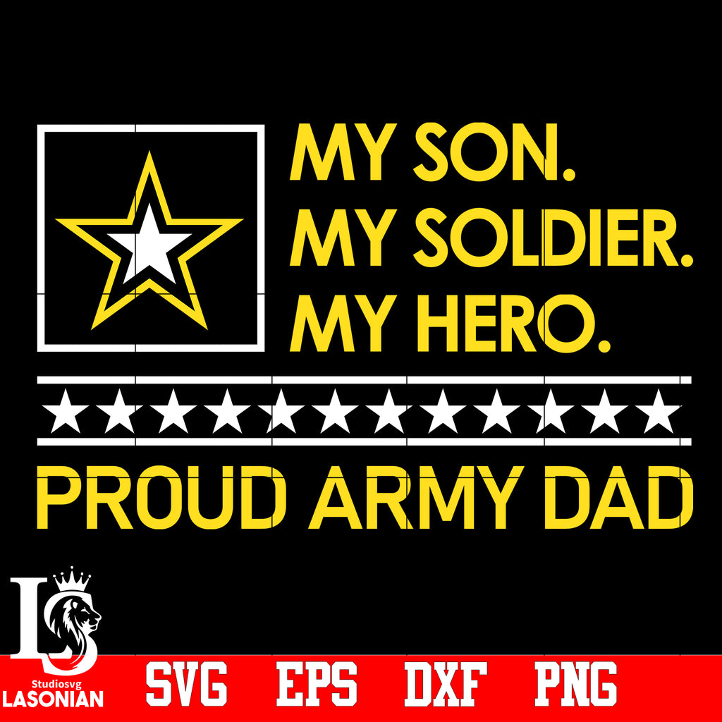 Free Free Proud Army Dad Svg