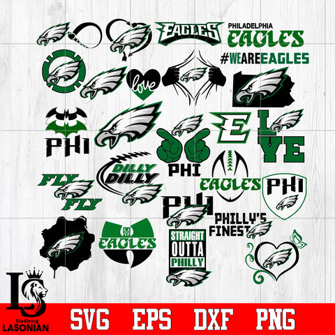 Philadelphia Eagles NFL Skull svg,eps,dxf,png file – lasoniansvg