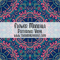 Flower Mandala Patterned Vinyl