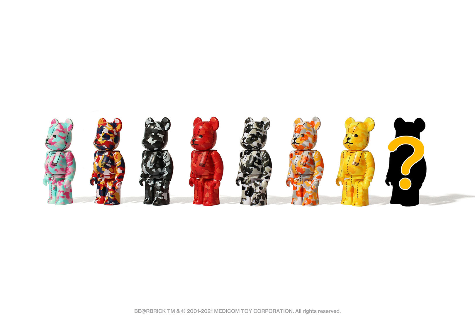 A Bathing Ape 28th Anniversary Be@rbrick Bape Camo 100% #3