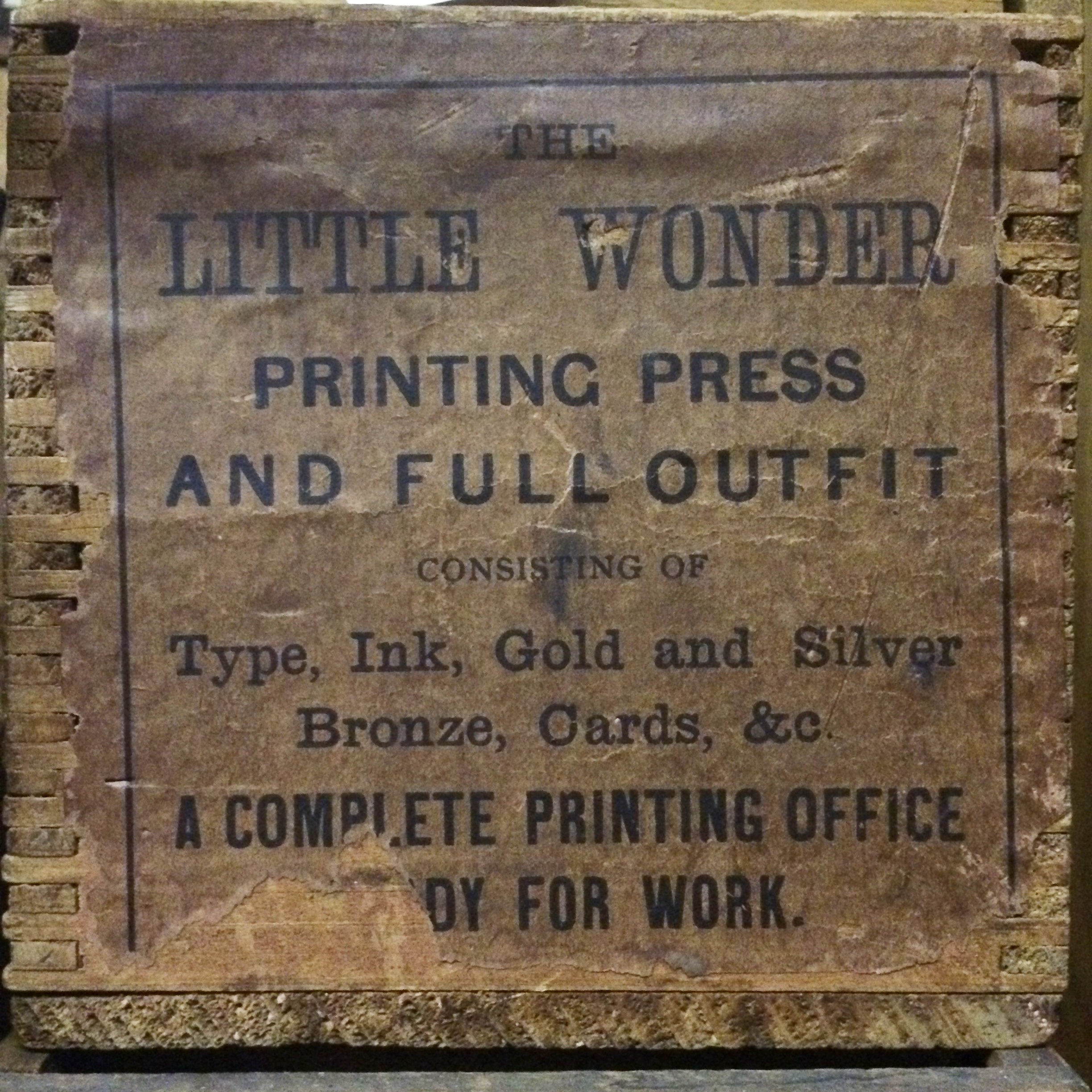 little wonder vintage label