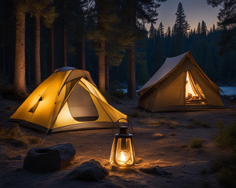 Lampe à huile camping