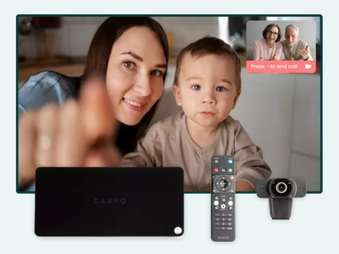 Caavo JubileeTV Video Calling for Seniors