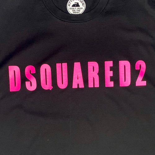 black and pink dsquared2 t shirt