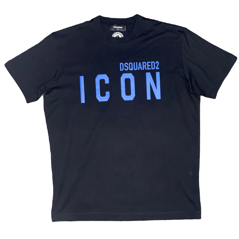 dsquared blue icon t shirt
