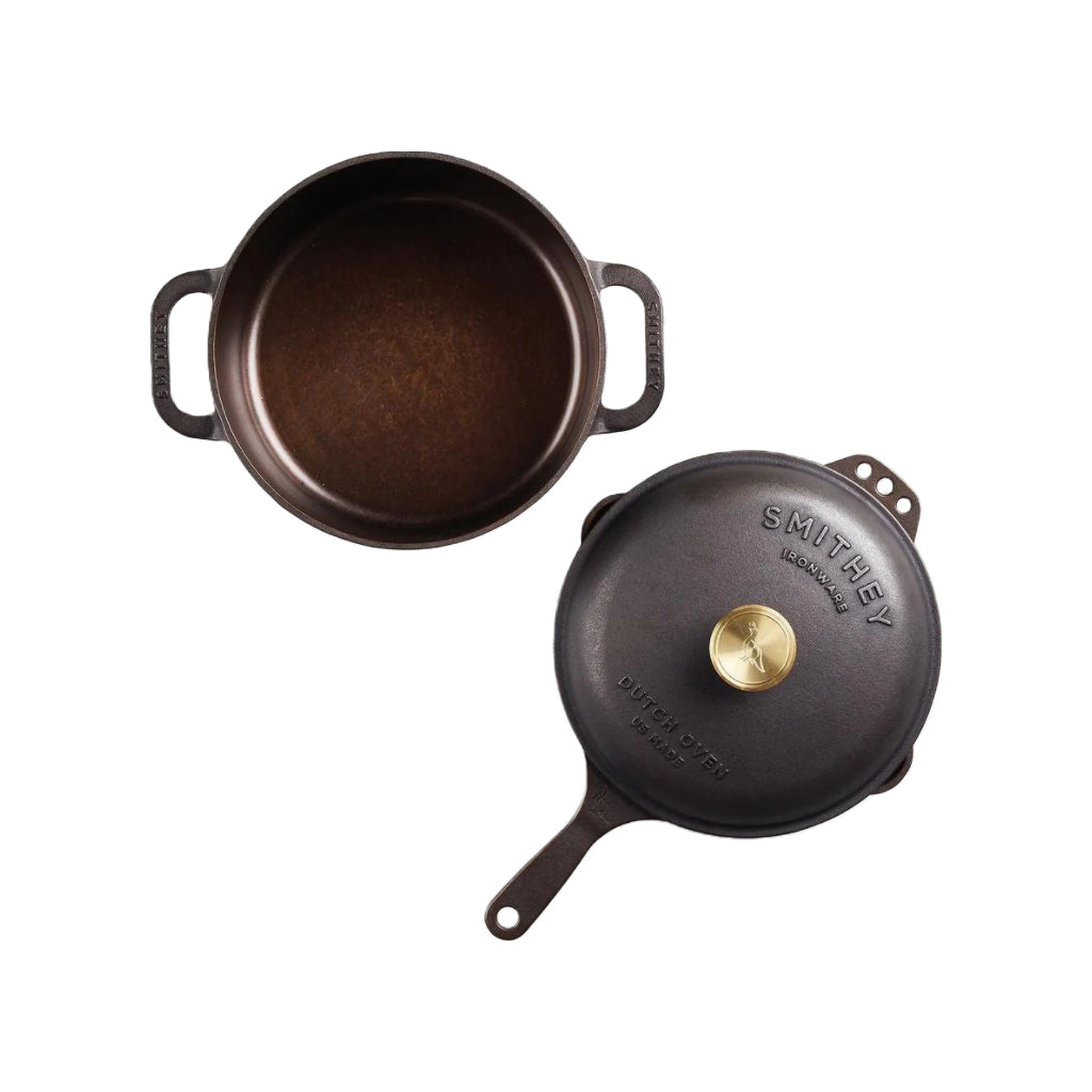 Smithey No 11 Deep Skillet with Glass Lid