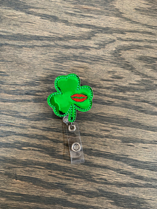 Shamrock Badge Reel - Retractable ID Badge - Fun Badge Reel - Badge Na – 13  Dragonfly Designs