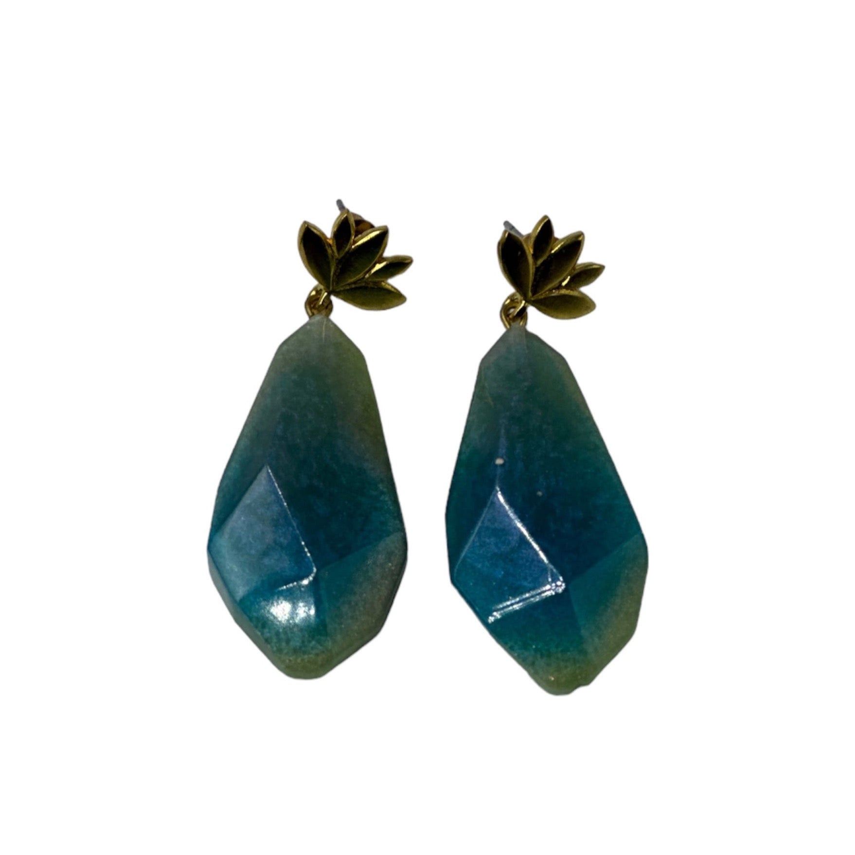 Lotus Flower Gem (Earrings)