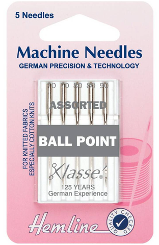 Ballpoint sewing needles fr stretch fabrics