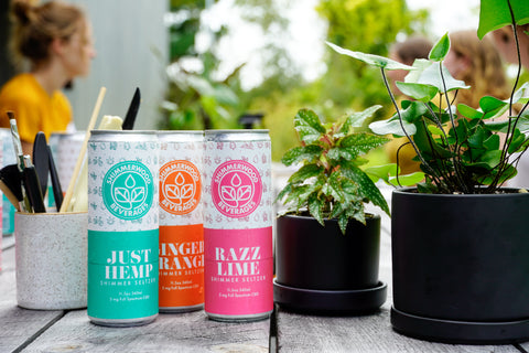 Shimmer Seltzer and House Plants