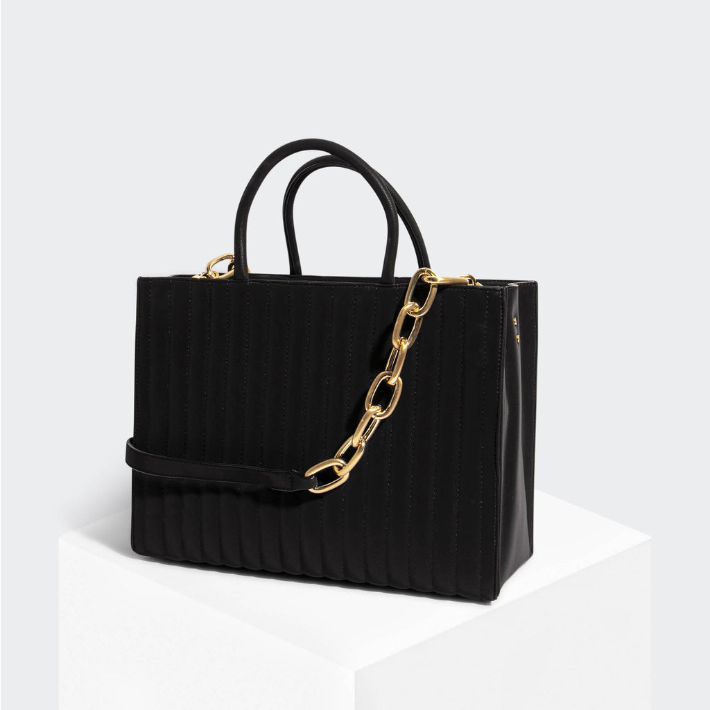 House Of Want HOW WE BOSS Tote Black 