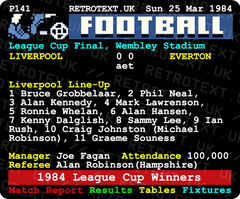 1984 Milk Cup Final