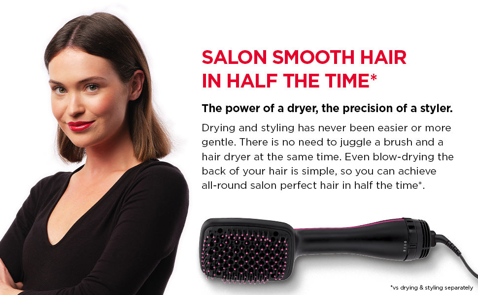 Revlon; Hair Dryer; Styler; 2-in-1; styling tool; Ionic Technology; 2 heat settings;