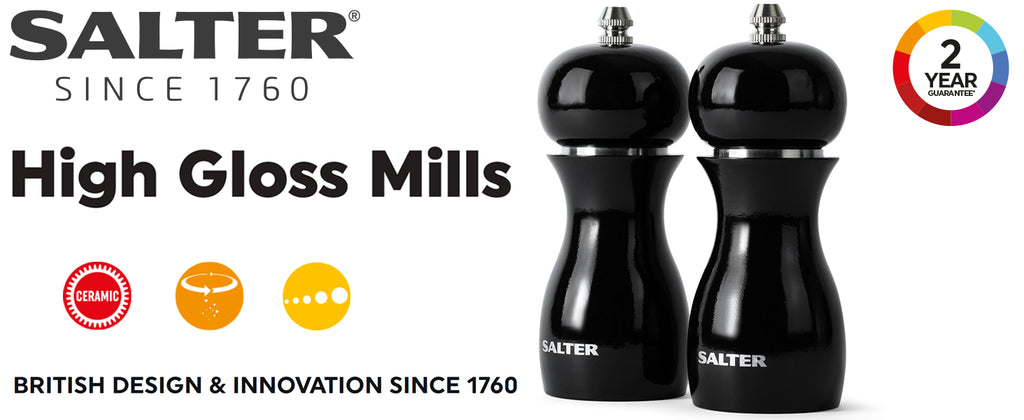 Salter Electronic Salt & Pepper Mill Set