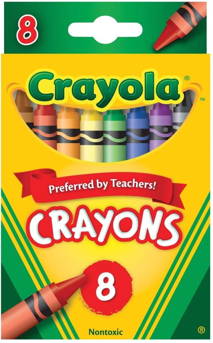 Box of FREDDIE CRAYONS (288 packs of 4 crayons per pack)