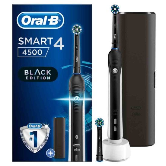 Oral-B Smart 4 4000W 3Dwhite Electric Toothbrush With Bonus Travel Cas –  Gadget Station