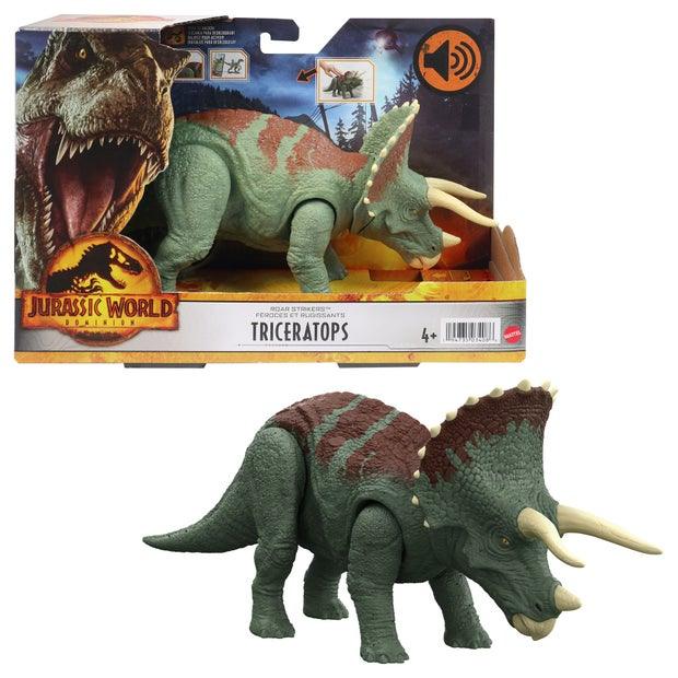 Jurassic World Triceratops Dinosaur Toy, Habitat Defender Figure